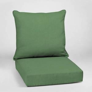 lot 33 image: Arden Selections Moss Leala Texture Outdoor Deep Seat Set - 46.5 in L x 25 in W x 6.5 in H