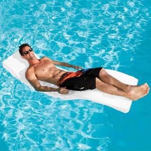 lot 34 image: SwimWays Terra Sol Sonoma 2-in-1 Pool Float and Patio Chaise Lounge Chair White