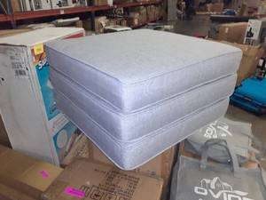 lot 45 image: 3 Grey Outdoor Sofa Seat Cushions
