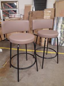 lot 73 image: PAIR of Funky Cool Counter Height Chairs