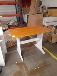 lot 83 image: White and Wood Desk