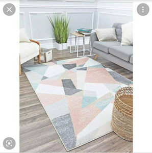 lot 91 image: Rugs America Miko Milkshake Pink 8 ft. x 10 ft. Area Rug