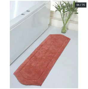 lot 114 image: Waterford Collection 22in x 60in Absorbent Coral Bathroom Rug