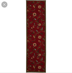 lot 121 image: Ottomanson Floral and Botanical Oriental Area Rug Runner 2ft x 7ft