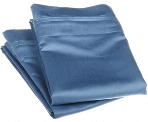 lot 183 image: 1500 Thread Count Egyptian Cotton Bedding Pillow Cases, 2PC Pillowcase Set by Impressions - Standard