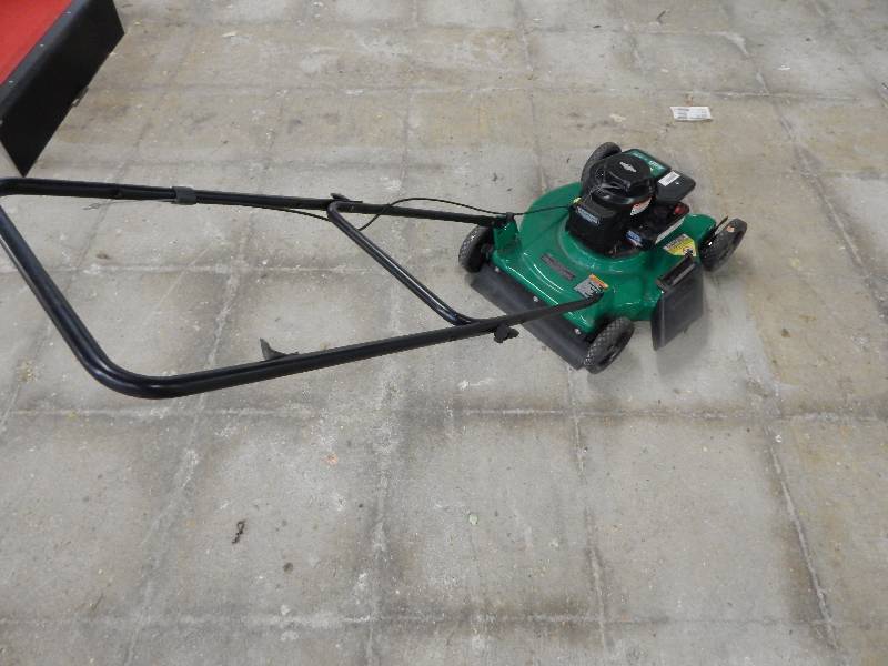 lot 1542 image: Weedeater 20 Deck Push Mower Briggs & Stratton Engine