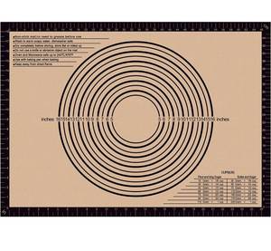 lot 30922 image: wellhouse 27.6 by 19.6 inch Silicone Baking Mat With Measurements Pastry Mat Dough Rolling Mat Silicone Fondant Mat Non Slip Non Stick Lot of 3
