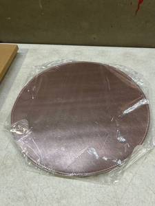 lot 30949 image: Waterproof Faux Leather 15 Placemats Non Slip Place mats Easy Clean Table Mats Set of 6 (Rose Gold) Lot of 2