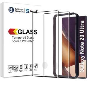 lot 37345 image: AACL 2 PackScreen Protector for Samsung Galaxy Note 20 Ultra 5G,6.9 Inch,Curved Tempered Glass,Compatible with Ultrasonic Fingerprint Scanner,, Master Pack of 6