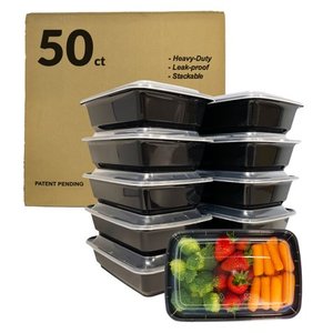 lot 37347 image: Reli. Meal Prep Containers, 32 oz. (50 Pack) - 1 Compartment Food Containers with Lids