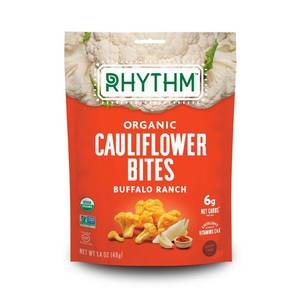 lot 37358 image: Rhythm Buffalo Ranch Organic Cauliflower Bites - 1.4oz, Pack 7