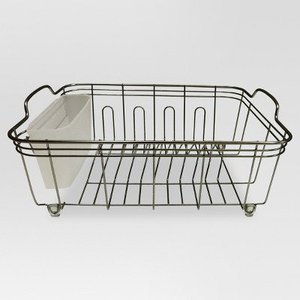 lot 37361 image: Kitchen Storage Racks, Holders and Dispensers (Steel, with Brushed Nickel Finish) - Threshold