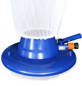 lot 38625 image: Pool Leaf Vacuum, 15 Large Pool Leaf Sucker with Brush, Include Reusable 16 X 23 Leaf Bag