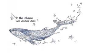 lot 38629 image: Cute Whale Self-adhesive Waterproof Wall Stickers 3x 2 - Lot of 2