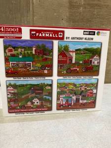 lot 32601 image: MasterPieces 2000 Piece Jigsaw Puzzle for Adult, Family, Or Kids - Farmall 4-Pack - 14 X 19 - Family Owned American Puzzle Company