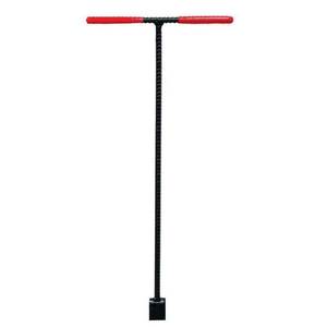 lot 32608 image: 28 in. Solid Steel Water Meter Valve Key with Grips
