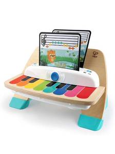lot 32610 image: Baby Einstein and Hape Magic Touch Piano Wooden Musical Toddler Toy, Age 6 Months and Up