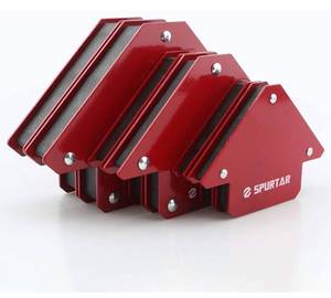 lot 32613 image: 6PC Welding Magnet Arrow Welding Magnets and Clamps 75lbsX250lbsX225lbsX2 Metal Working Mig Tools Arc Welding Electrode Holders 3 4 5 Magnetic Welding Clamps Holder 45 90 135 Degree Angle