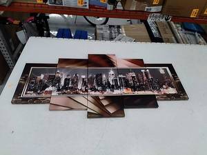 lot 44898 image: City Decorative Wall Canvas Art