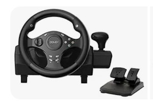 lot 44914 image: Doyo Gaming Racing Wheel, Steering Wheel for PC