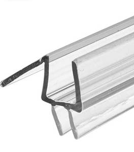 lot 44918 image: Shower Door Bottom Seal, VinylClear