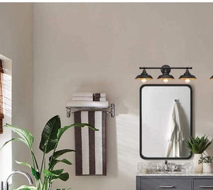 lot 44928 image: Leoriso Wall Mirror, 24in.x 16in., Black