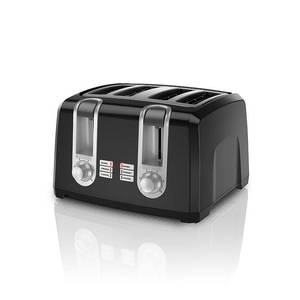 lot 44954 image: Black & Decker Extra Lift 4-Slice Black Toaster