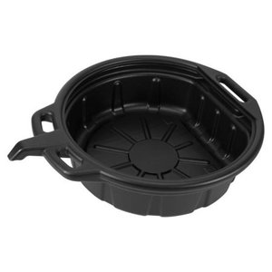 lot 44979 image: Performance Tool Black Oil Drain Pan,4.5 gallon