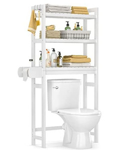 lot 45012 image: Homykic Over The Toilet Storage, White
