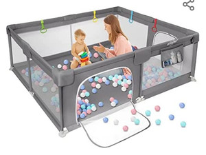 lot 45030 image: OTTOLIVES Baby Playpen, Extra Large
