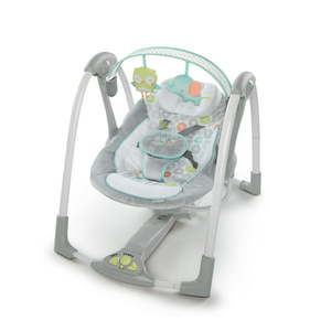 lot 45056 image: Ingenuity Swing n Go Portable Swing,Hugs and Hoots