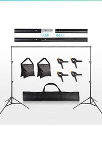 lot 45075 image: Trrose Heavy Duty Backdrop Stand,Adjustable Photo Backdrop Stand