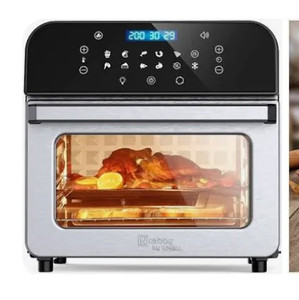 lot 45087 image: Nicebay Stainless Steel 13.5 Quart Air Fryer Oven