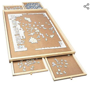 lot 45097 image: Mayfair Products Jigsaw Puzzle Board Fits 1000-Piece Sets