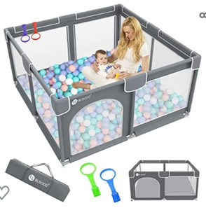 lot 45103 image: BLBGDD Baby Playpen,Large,Grey