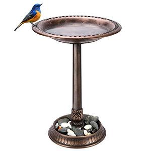 lot 45114 image: VIVOSUN 2-in-1 Outdoor Garden Bird Bath