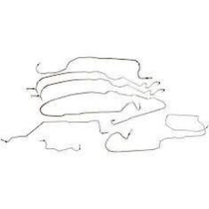 lot 2406 image: gm truck stainless steel brake line kit part #606919INST