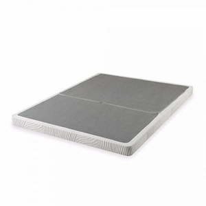 lot 2417 image: Zinus 4 Inch Low Profile Bifold Box SpringFolding Mattress FoundationStrong Steel StructureNo Assembly Required, Queen