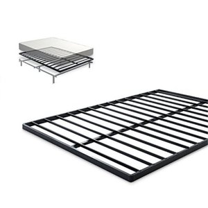 lot 2422 image: Zinus Gulzar Easy Assembly Quick Lock 1.6 Inch Bunkie Board  Bed Slat Replacement, Queen, Black (B072HTRVM1)
