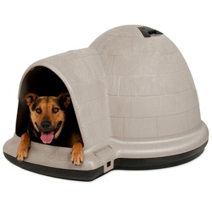 lot 2432 image: Petmate Indigo Dog House with Microban Large 50-90 lbs