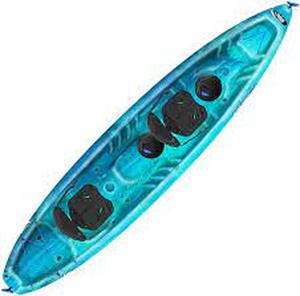 lot 2394 image: Pelican - River Gorge 130X Tandem Kayak - Sit-on-Top - Recreational 2 Person Kayak - 13 ft Retails $1000