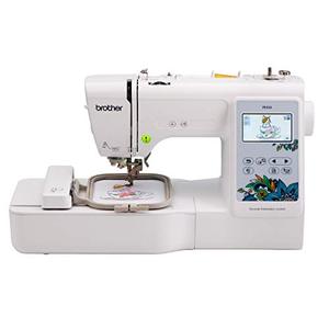 lot 3219 image: Brother PE535 Embroidery Machine, 80 Built-in Designs, 4 x 4 Hoop Area, Large 3.2 LCD Touchscreen, USB Port, 9 Font Styles