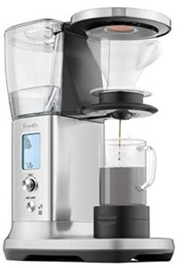 lot 3227 image: Breville Precision Brewer Pid Temperature Control Thermal Coffee Maker w Pour Over Adapter Kit - BDC455BSS