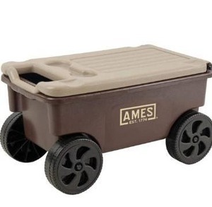 lot 3228 image: Lawn Buddy Rolling Garden Cart