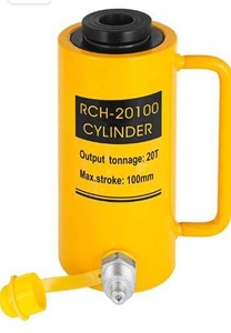 lot 3273 image: Mophorn 20T 4Inch Hydraulic Cylinder Jack Hollow Single Acting Hydraulic Ram Cylinder 100mm Hydraulic Lifting Cylinders (20T 4Inch Hollow)