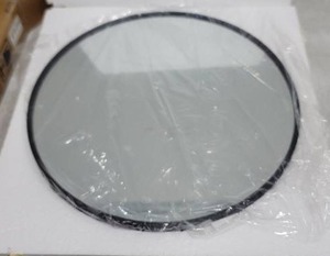 lot 3278 image: Round Black Mirror 18 Black