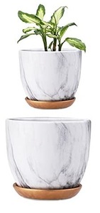 lot 3216 image: Fairylavie plant pot set of 2