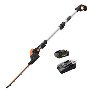 lot 3333 image: WORX WG252 20V Power Share 2-in-1 20 Cordless Hedge Trimmer (Battery & Charger Included)