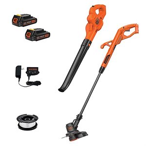 lot 3334 image: BLACKDECKER 20V MAX POWERCONNECT 10 in. 2in1 Cordless String TrimmerEdger  Sweeper Combo Kit (LCC222)