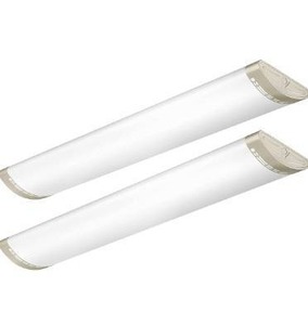 lot 3337 image: Tycholite Dimmable 4FT LED Kitchen Puff Ceiling Lights, 40W, 4800LM, 4000K, 4 Foot LED Linear Fixture 48 Inch Flush Mount LED Wraparound Shop Light for Garage, Office, Fluorescent Replacement, 2 Pack